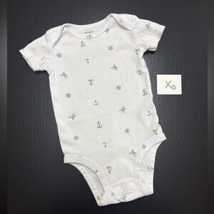 ⭐️5/$10.00⭐️ Carter’s 9m Anchor Theme Onesie ⚓️